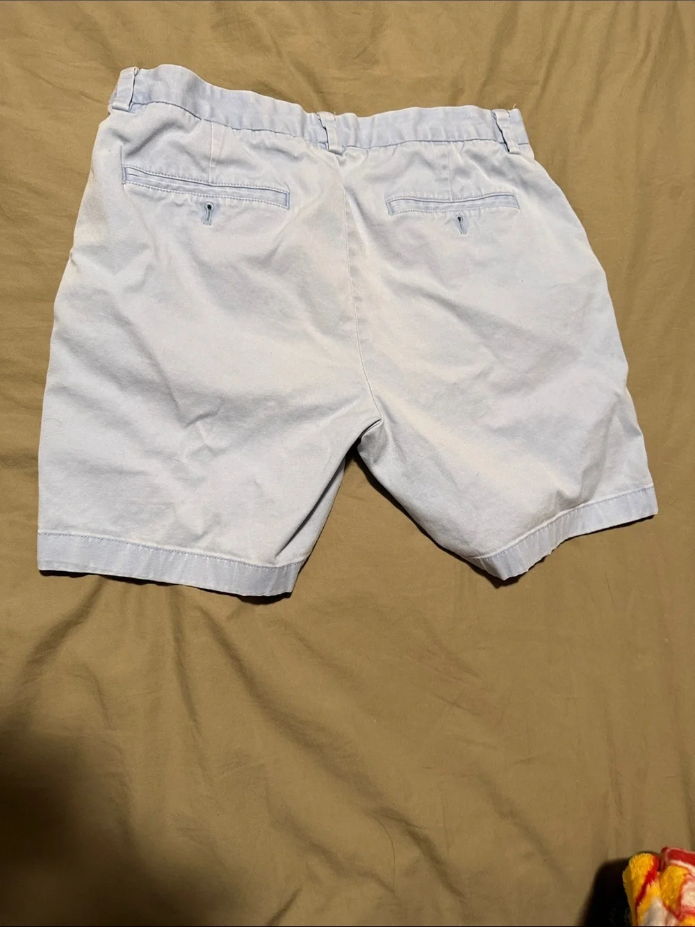 Vineyard Vines Light Blue Flat Front Cotton Shorts